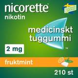 Receptfria läkemedel Nicorette Fruitmint 2mg 210 st Tuggummi