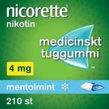 Nicorette Nikotintuggummin Receptfria läkemedel Nicorette Mentolmint 4mg 210 st Tuggummi