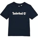 Timberland Barnkläder Timberland Boy's Logo Short Sleeve T-shirt - Navy (T25P22-85T)
