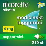 Nicorette Nikotintuggummin Receptfria läkemedel Nicorette Peppermint 4mg 210 st Tuggummi
