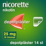 Nicorette Receptfria läkemedel Nicorette Novum 25mg 14 st Plåster