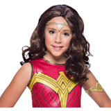 Barn - Brun - Övrig film & TV Peruker Rubies Girl's Wonder Woman Wig