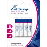 MediaRange Batterier Batterier & Laddbart MediaRange Super Heavy Duty Micro AAA Compatible 4-pack