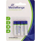 MediaRange Laddningsbara standardbatterier Batterier & Laddbart MediaRange Rechargeable NiMH Accus Micro AAA Compatible 4-pack