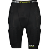 Polyamid Shorts Select Padded Compression Pants - Black