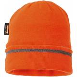 Portwest Herr Accessoarer Portwest Reflective Trim Knit Hat Unisex - Orange
