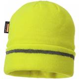 Portwest Herr Huvudbonader Portwest Reflective Trim Knit Hat Unisex - Yellow