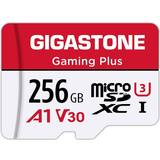 Gigastone 256 GB Minneskort Gigastone Gaming Plus microSDXC Class 10 UHS-I U3 V30 A1 100/60MB/s 256GB +Adapter