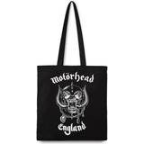 Herr - Svarta Tygkassar Motorhead: England Cotton Tote Bag