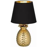 Keramik Belysning Trio Lighting Pineapple Brass/Gold Bordslampa 35cm