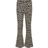 Leopard Byxor Barnkläder Only Flared Trousers - Black