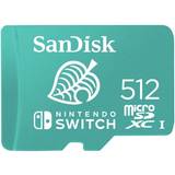 Nintendo switch minneskort SanDisk Nintendo Switch microSDXC Class 10 UHS-I U3 100/90MB/s 512GB