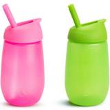 Munchkin Rosa Nappflaskor & Servering Munchkin Simple Clean Straw Cup 2-pack