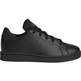 Adidas Syntet Sneakers adidas Kid's Advantage Lifestyle Court Lace - Core Black/Core Black/Grey Six