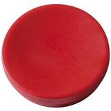 Röda Gem, Pappersklämmor & Magneter Staples Magnetknappar 16mm röd