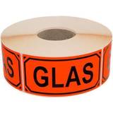 Kontorsmaterial NORDIC Brands Emballageetiketter "GLAS" 1000 etiketter/rulle