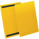 Kontorsmaterial Durable Plastficka A4S magnetisk gul