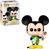 Disney Leksaker Disney Walt Word 50th Anniversary POP Actionfigur Aloha Mickey Mouse 9 cm