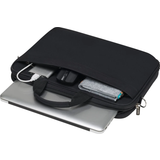 Datorväskor Dicota Top Traveller Wireless Mouse Kit Notebook-väska 15.6" svart med trådlös optisk mus