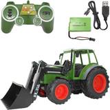 Radiostyrd traktor leksaker Radiostyrd Traktor Green Power 1:16