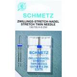 Tvillingnål Tvilling-stretch nål 2,5mm-75 2-pack