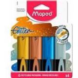 Maped Highlighter Fluo Peps metallic glitter 4 colors