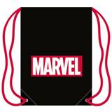 Svarta Gymnastikpåsar Cerda Marvel Logo Gympapåse 40cm