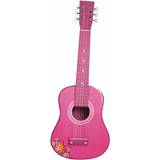 Rosa gitarr barn leksaker Reig "Gitarr för barn Rosa Trä"