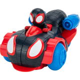 Marvel - Superhjältar Leksaker Disney Spidey Miles Morales Quick Shot 2-in-1 Vehicle