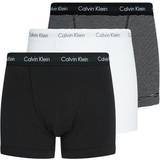 Calvin Klein Kläder Calvin Klein Cotton Stretch Low Rise Trunks 3-pack - Black/White Stripe