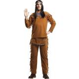Brun - Världen runt Dräkter & Kläder My Other Me Men's Native American Costume
