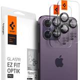 Spigen Skärmskydd Spigen EZ Fit Optik Pro Lens Protector for iPhone 14/15 Pro/iPhone 14/15 Pro Max 2-Pack
