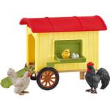 Bondgårdar - Fåglar Lekset Schleich Mobile Chicken Coop 42572