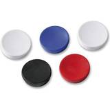Svarta Gem, Pappersklämmor & Magneter Staples Magnetknappar Actual 30 mm sorterade färger