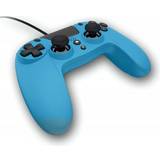 Blåa Handkontroller Gioteck VX4 Gamepad Blue Gamepad Sony PlayStation 4