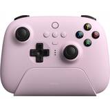 USB typ-C Spelkontroller 8Bitdo Ultimate Wireless 2.4g Controller with Charging Dock (PC) - Pastel Pink