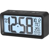 Sencor Väckarklockor Sencor SDC 2800 B, Digital väckarklocka, Rektangel, Svart, 0 50 ° C, F,°C, Ringklocka