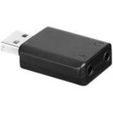Boya BY-EA2 USB A-2x3.5mm Adapter