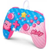 Blåa - Nintendo Switch Handkontroller PowerA Officiell Nintendo Wired Kirby Controller