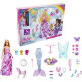 Mattel Leksaker Adventskalendrar Mattel Barbie Dreamtopia Winter Fairytale Advent Calendar 2022