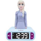 Blåa Väckarklockor Lexibook Elsa Frozen 2 Nightlight Alarm Clock
