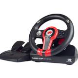 Röda Rattar & Racingkontroller Blade FR-TEC Turbo Cup Streeing Wheel and Pedals - Black/Red