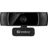 Sandberg Webbkameror Sandberg USB Webcam Autofocus DualMic, Black