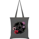 Grindstore Requiem Collective Floral Pentagram Tote Bag