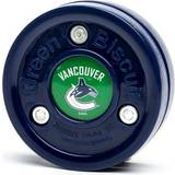 NHL Supporterprylar Green Biscuit Vancouver Canucks Training Puck