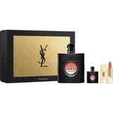 Black opium gift set Yves Saint Laurent Black Opium Gift Set EdP 90ml + Rouge Pur Couture Lipstick #70 + EdP 7.5ml