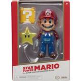JAKKS Pacific Figurer JAKKS Pacific Super Mario Bros Star Power Mario Gold figure 10cm