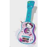 Rosa gitarr barn leksaker Hello Kitty "Gitarr för barn Blå Rosa 4 Rep"