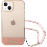 Mobiltillbehör Guess Translucent with Strap Case for iPhone 14 Plus