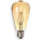 Sylvania E27 4,5 W 825 LED-rustikalampa guld, klar